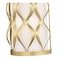 Z-Lite Harden Wall Sconce, 3-Light, 8 In.W x 4.5 In.L x 22.5 In.H, Modern Gold/White 1948-3S-MGLD - alternate 5